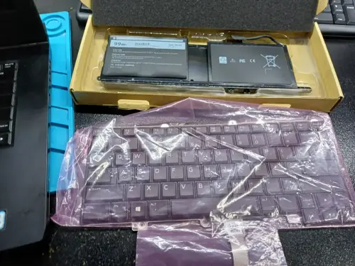 Cambio teclado y batería, laptop Alienware Dell. Mérida Yucatán