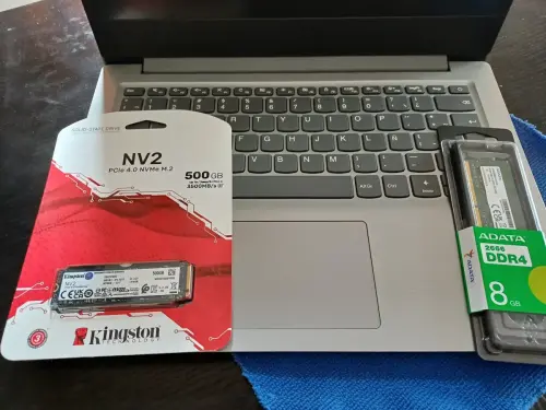 Upgrade Laptop Lenovo y Mantenimiento Preventivo 